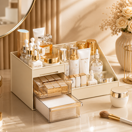 Desktop Makeup Organizer Shelf